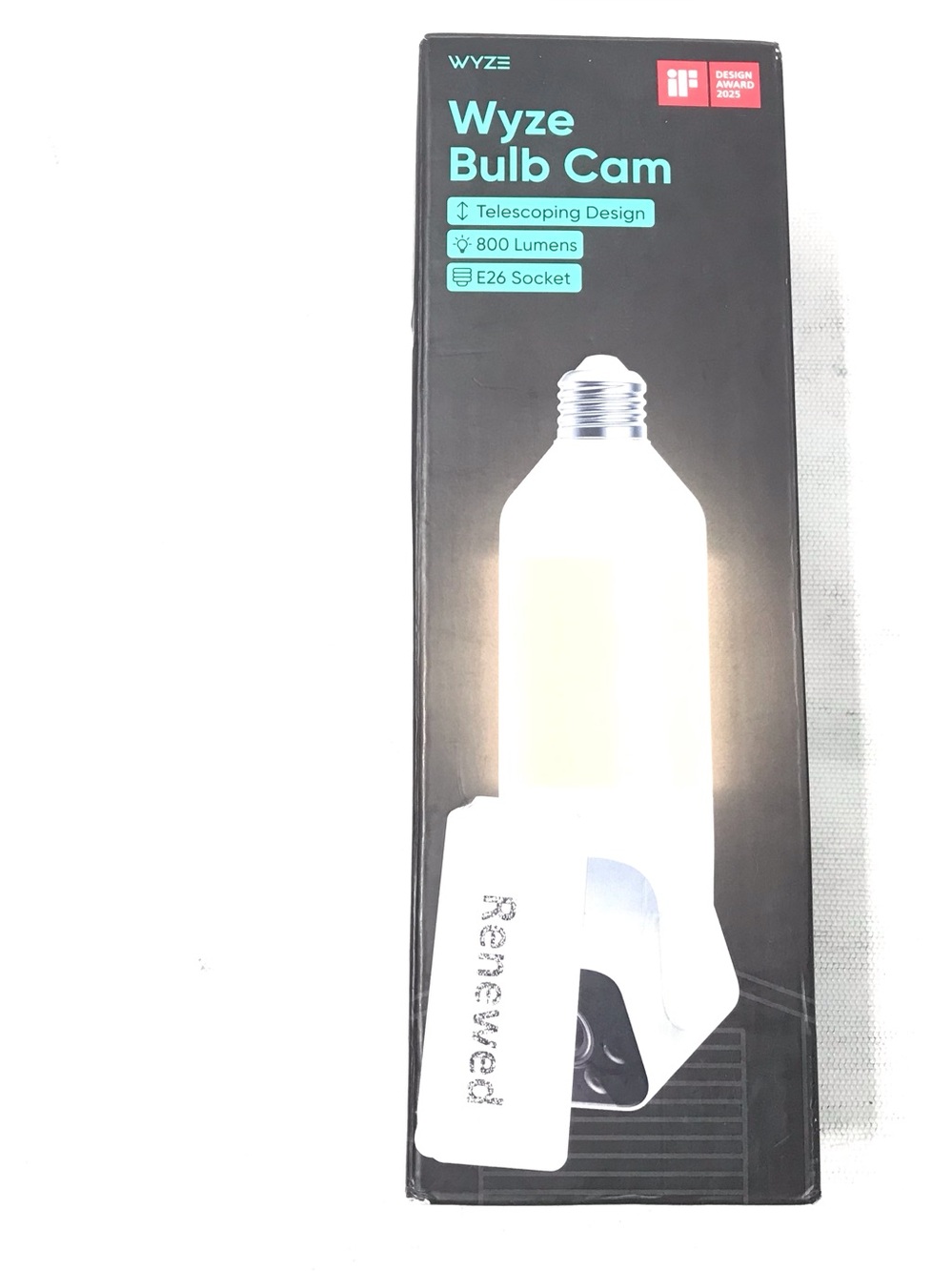 Wyze Bulb Cam Light Socket Security Camera E26 Socket Color Night Vision Outdoor